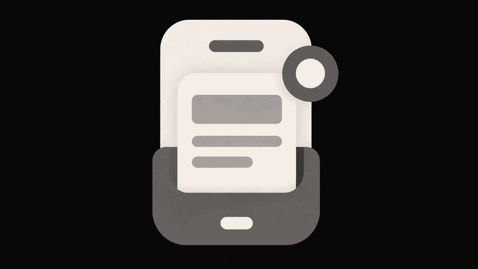Illustration for worker mobile app